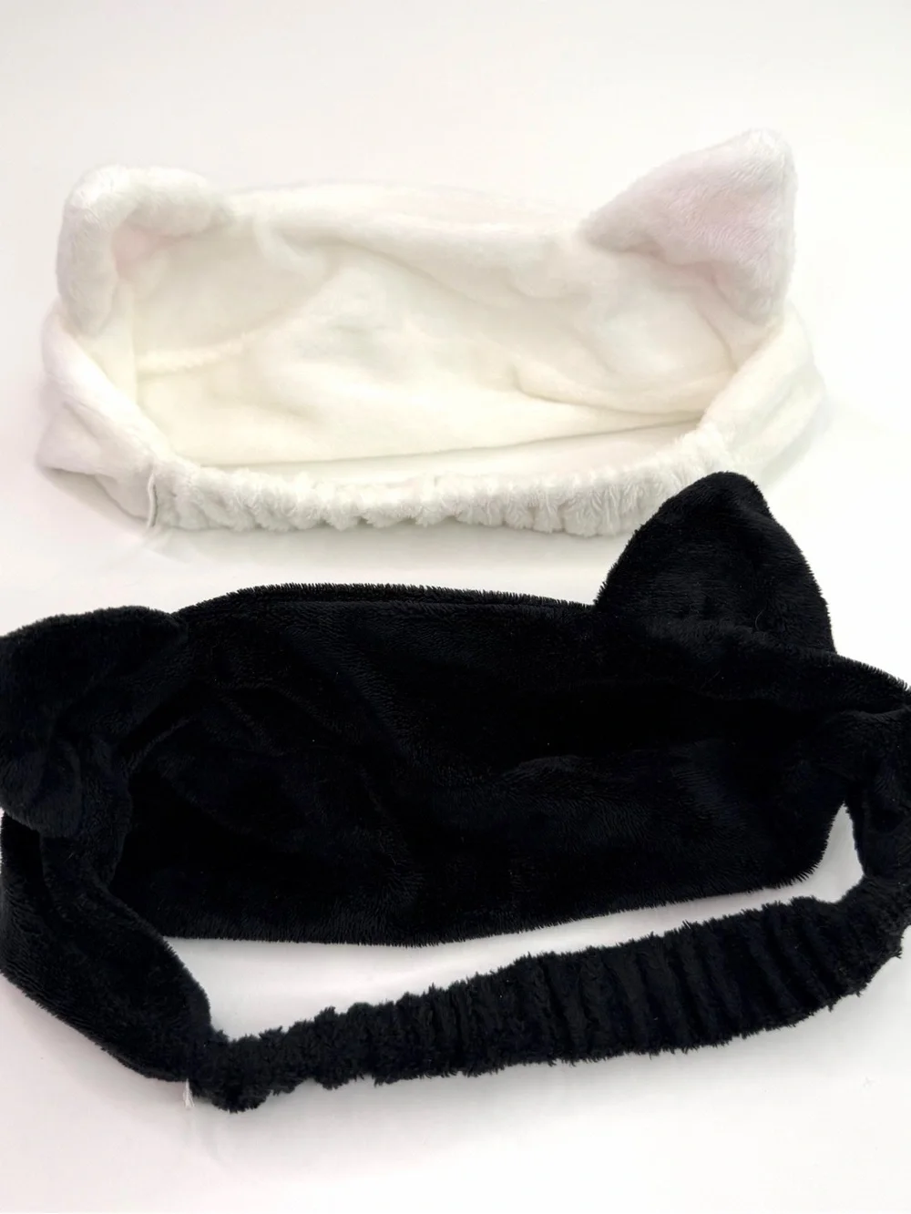 I Dew Care Black White Cat Ear Skincare Makeup Headbands